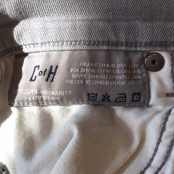 Citizens of Humanity Size 26 Pale Grey Wash Jeans - Picture 5 of 7